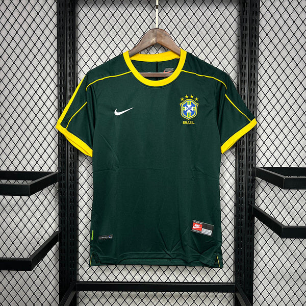 Jersey Brasil Goleiro Retro 1997/98 Verde