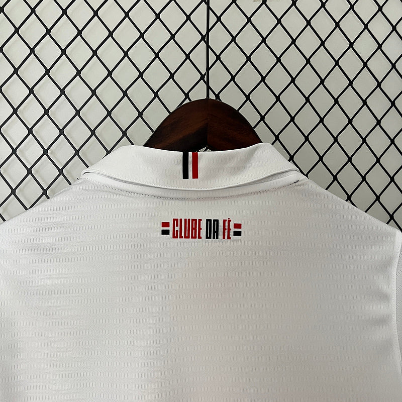 Camisola Feminina do São Paulo Home I 24/25 - Branco