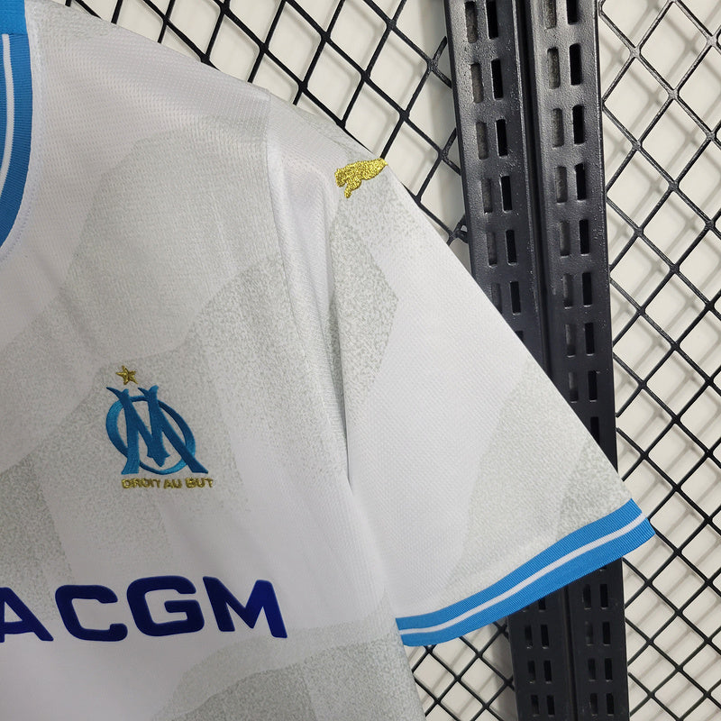 Camisola Olympique de Marseille I 23/24 Puma - Branco