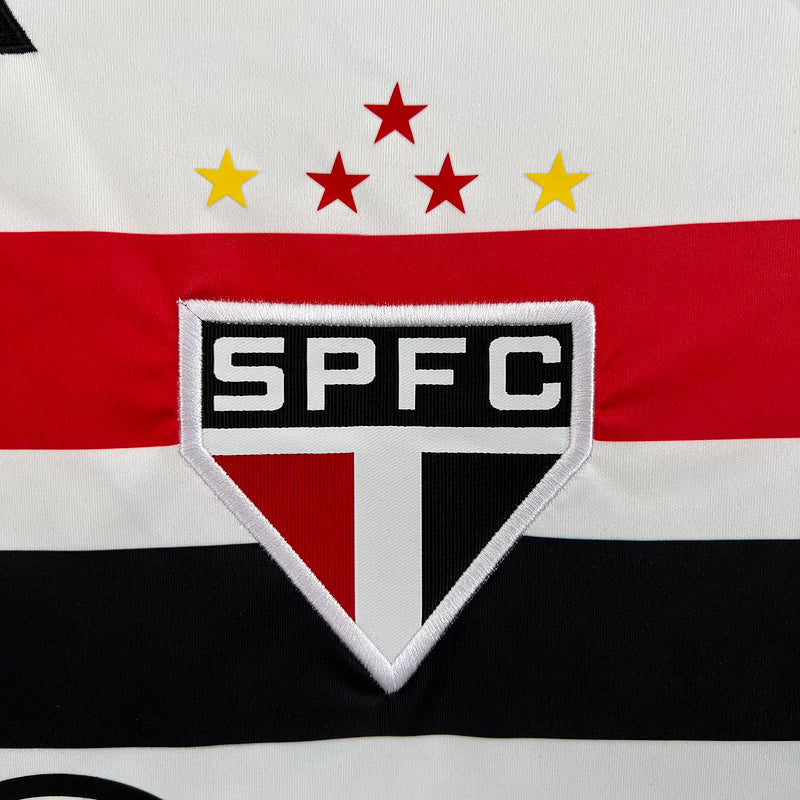 Camisola Regata do São Paulo Home I 23/24 - Branco