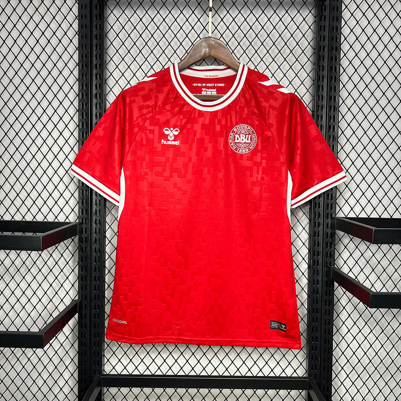 Camisola Seleção Dinamarca 24/25 - Home - Vermelha