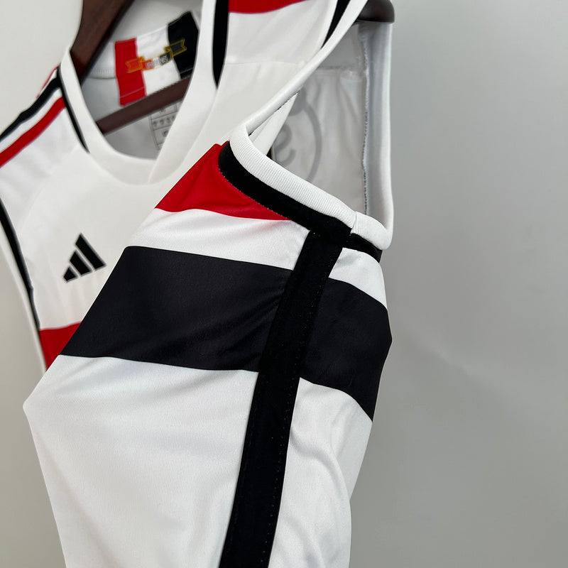 Camisola Regata do São Paulo Home I 23/24 - Branco