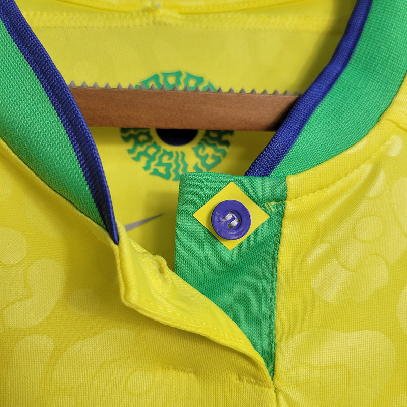 Camisola Seleção Brasil Feminino l 22/23 - Amarelo