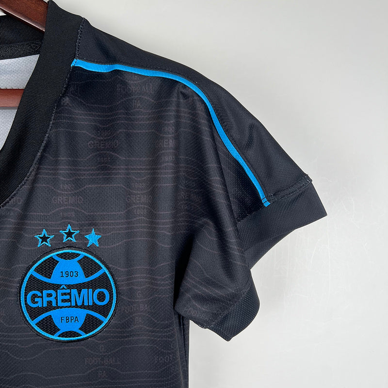 Camisola Feminina Grêmio 23/24 Third - Preto