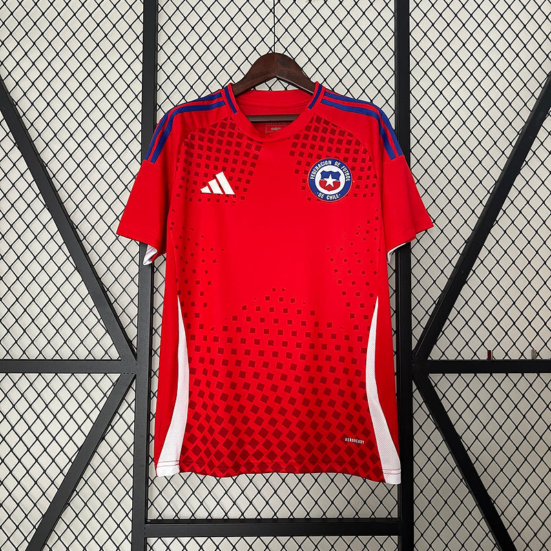 Camisola Chile 24/25 Home I - Vermelho