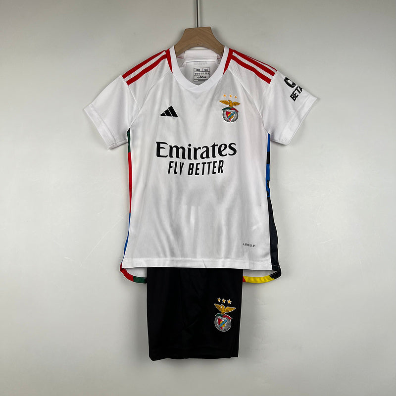 Kit Infantil Benfica Third 23/24 - Branco