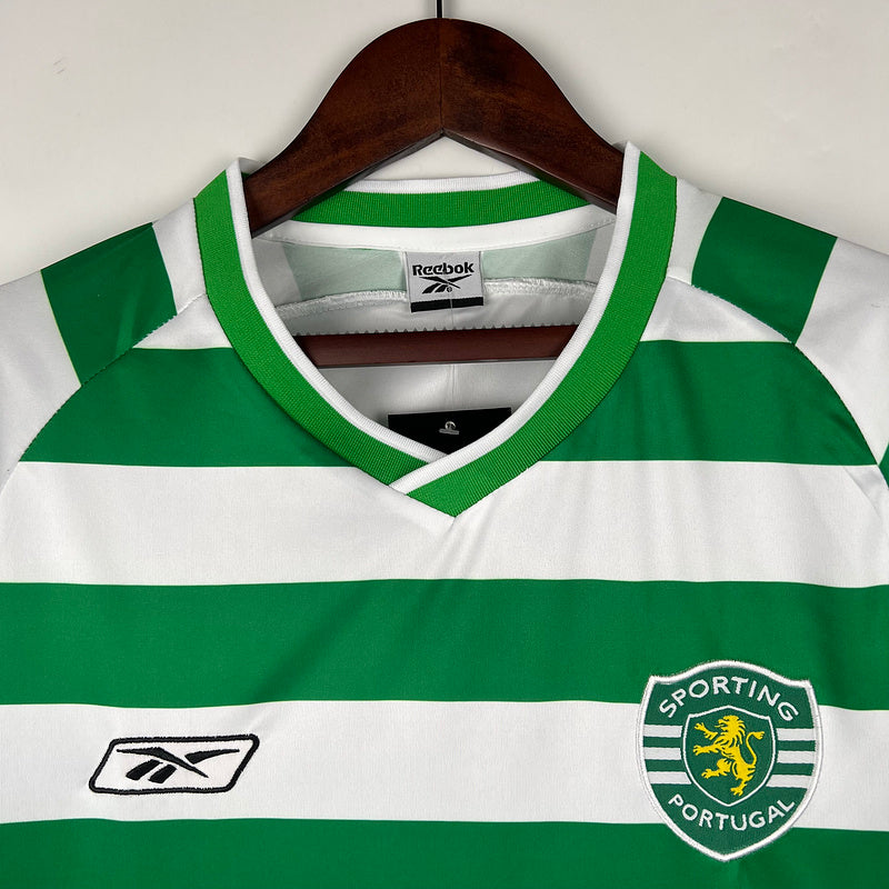 Camisa Sporting Retrô 2003/04 Verde