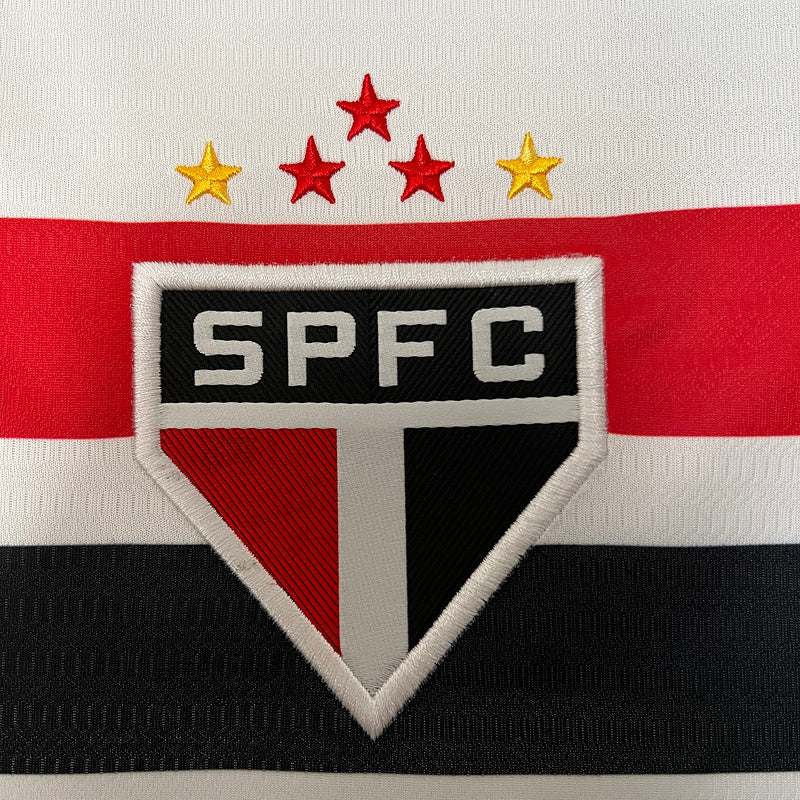 Camisola Feminina do São Paulo Home I 24/25 - Branco