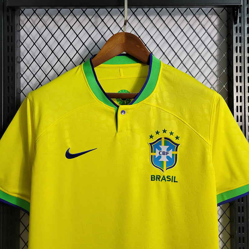 Camisola Brasil Copa do Mundo l 22/23 Amarela