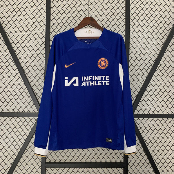 Camiseta Chelsea Manga Longa 23/24 Home I