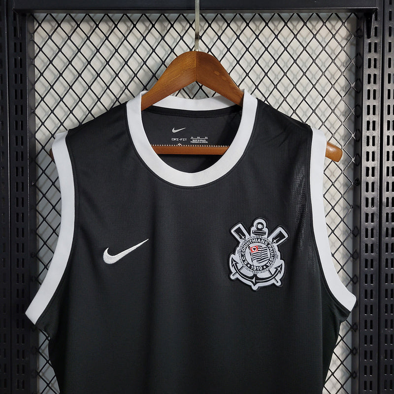 Camisa Corinthians 23/24 Regata - Preto