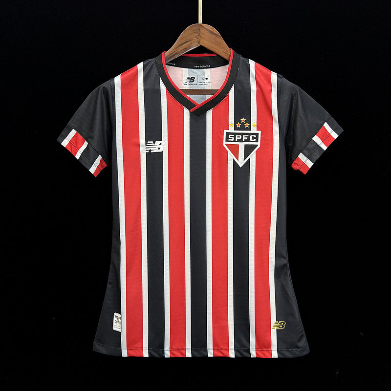 Camisola Feminina do São Paulo Away II 24/25 - Listrada