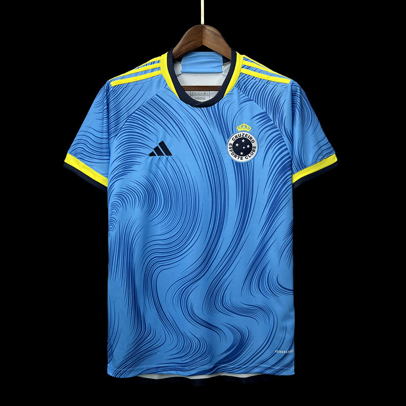 Camisola Cruzeiro Third III 23/24 Adidas - Azul