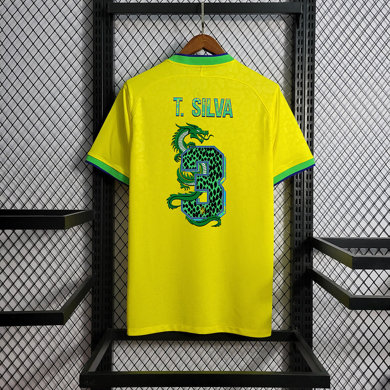 Camisa Brasil Copa do Mundo l 22/23 Amarela