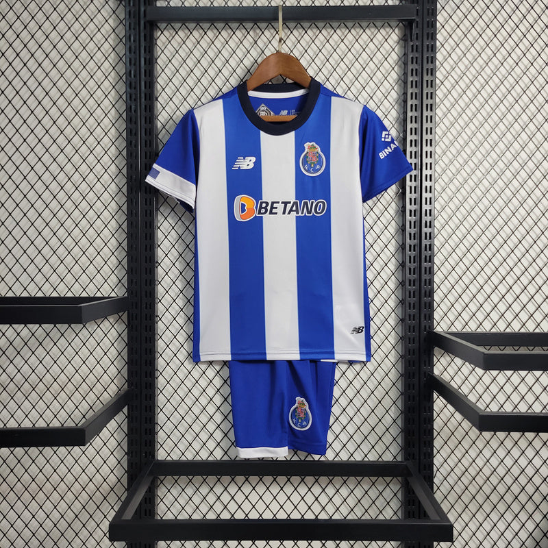 Kit Infantil Porto Home 23/24 - Branco e Azul