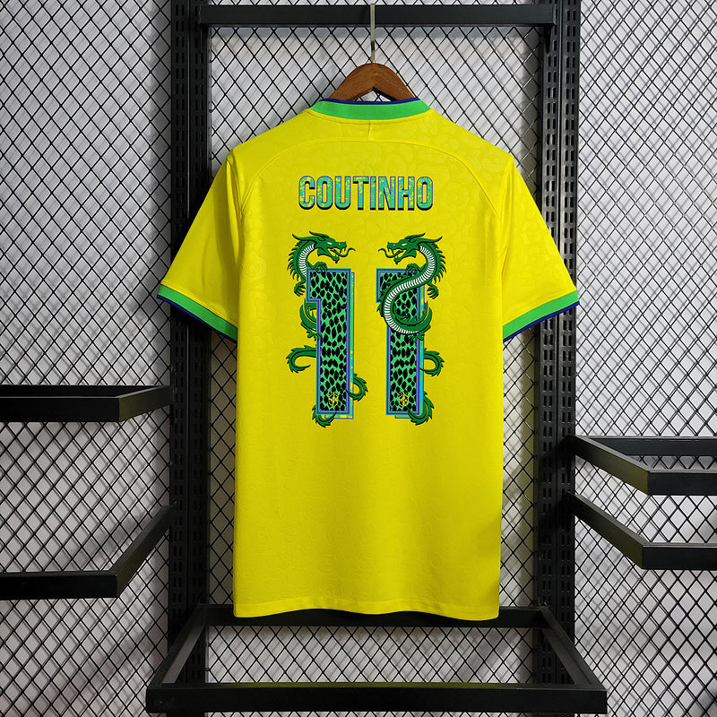 Camisola Brasil Copa do Mundo l 22/23 Amarela