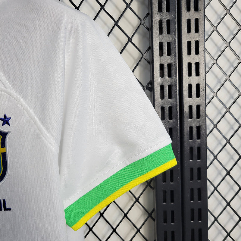 Camisa Seleção Brasil Feminino 22/23 - Branco