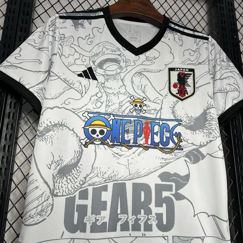 Jersey Japão "Luffy" Edição Especial 24/25 Torcedor Adidas Masculina - Branca