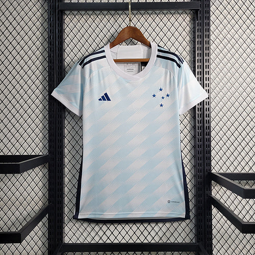 Camisola Cruzeiro Feminino Away II 23/24 Adidas - Branco