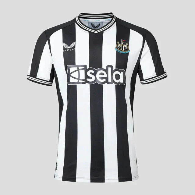 Camiseta Newcastle Home 23/24 s/n° Torcedor Masculino - Preto e Branco