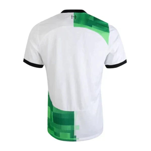 Camiseta Liverpool Away 23/24 s/n° Torcedor Masculina - Branco e Verde