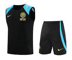 Kit Treino Inter de Milão 23/24 - Preto/Azul