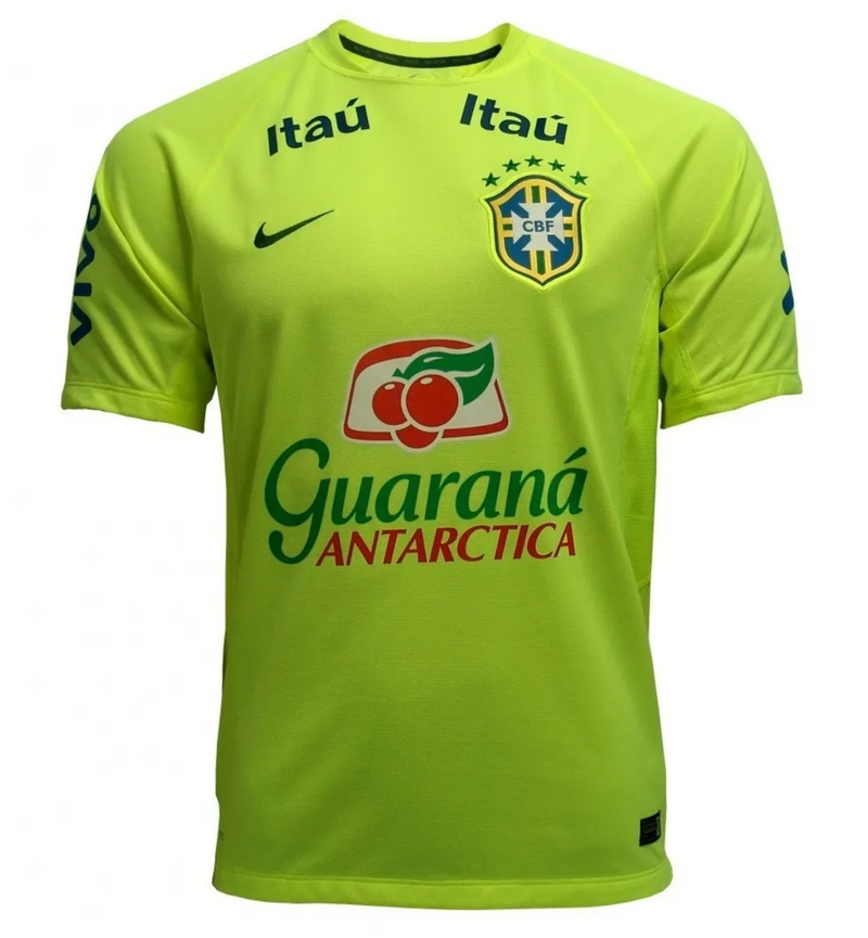 Camisa de Treino Seleção Brasil Nike - Verde Fluorescente